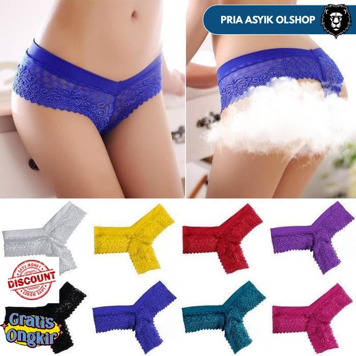 G STRING WANITA SEXY RENDA TRANSPARAN CELANA DALAM WANITA C089- BY PRIA ASYIK OLSHOP