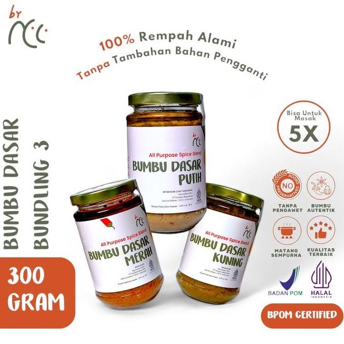 

DISKON! BUNDLING 3 BUMBU DASAR NUSANTARA NCC 3X300G - PRAKTIS & HEMAT