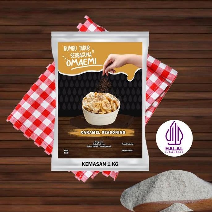 

DISKON! BUMBU TABUR OMAEMI RASA CARAMEL 1KG UNTUK KERIPIK & CAMILAN FOOD GRADE