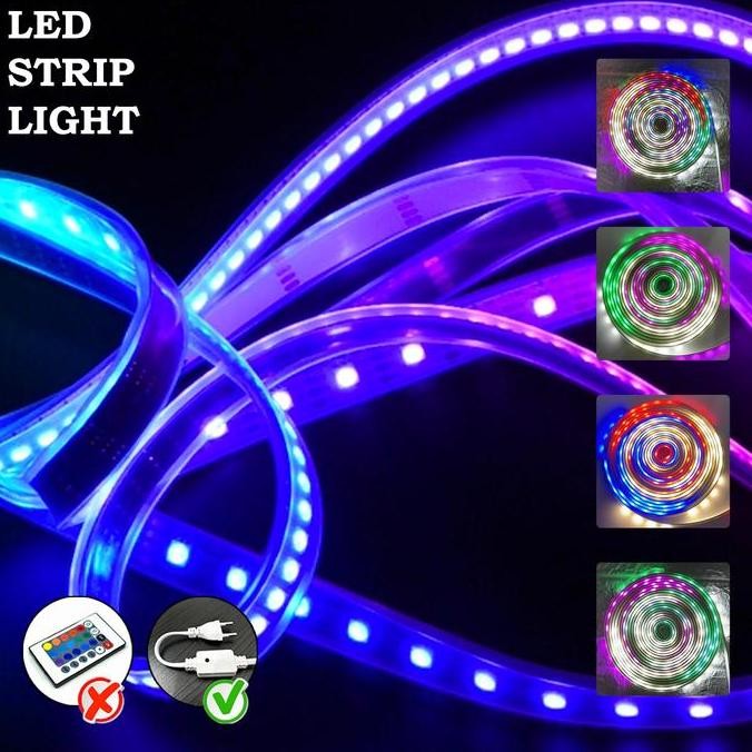 (Allthebest) (COD)Lampu LED Strip Hari Kemerdekaan 6 Warna Lampu Hias/Lampu hias bendara hari nasion