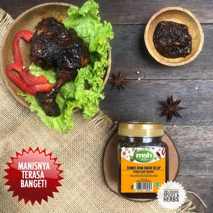 

DISKON! MSH BUMBU AYAM BAKAR KECAP 200G - BUMBU LUMUR AYAM BAKAR MANIS
