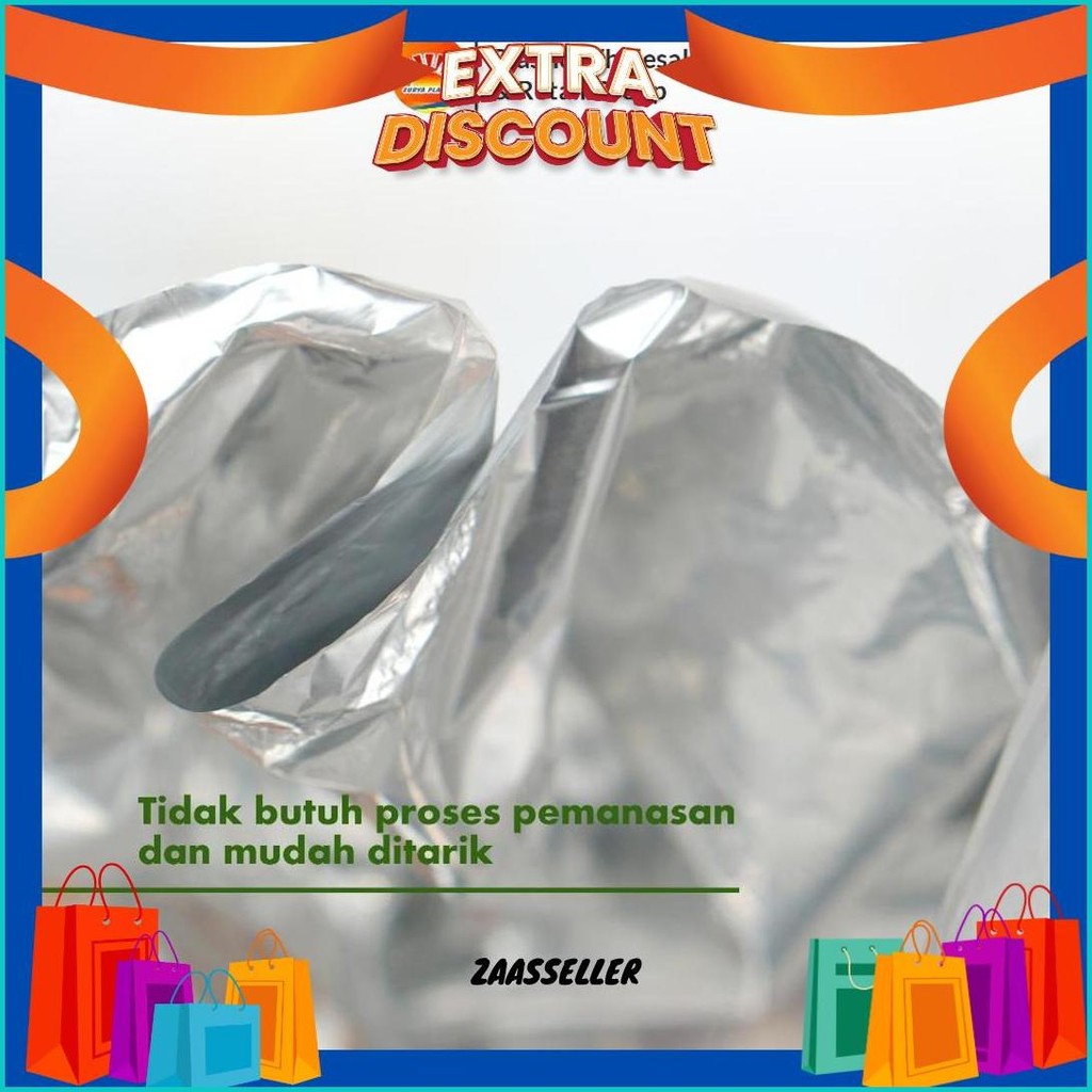 Plastik Mulsa Perak 1 Roll 8 Kg Mulsa Grenjeng Lebar 90 Cm Siap Kirim