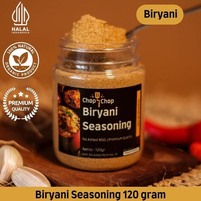 

DISKON! CHOP CHOP BIRYANI SEASONING - BUMBU BIRYANI TANPA MSG INSTAN