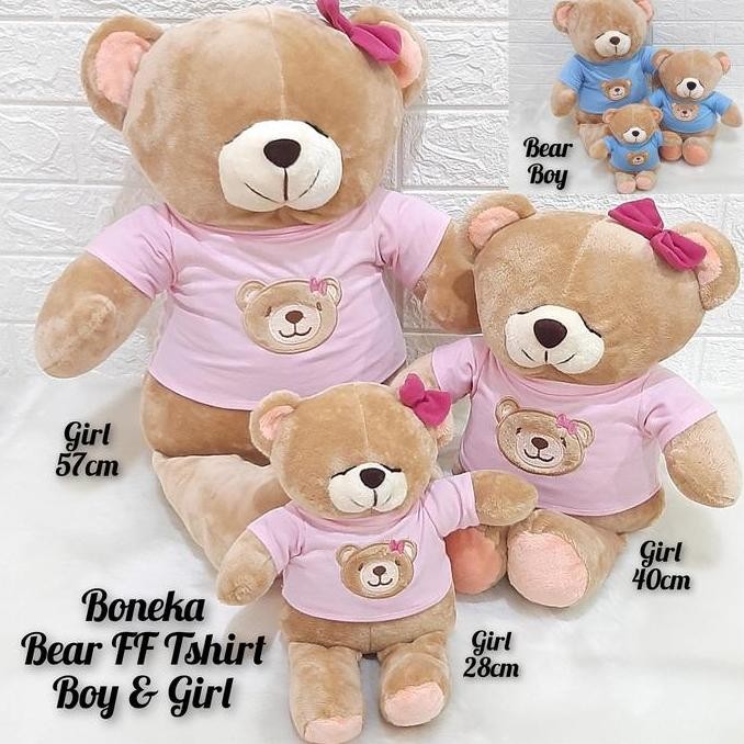 Boneka Bear FF Tshirt Boy Girl Boneka Beruang