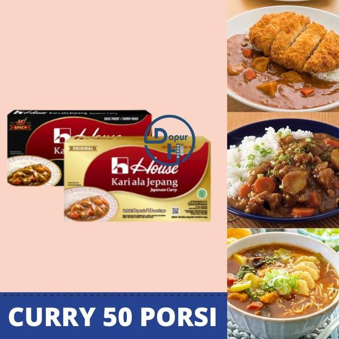 

DISKON! JAPAN CURRY HOUSE 935GR 50 PORSI BUMBU KARE JEPANG INSTAN