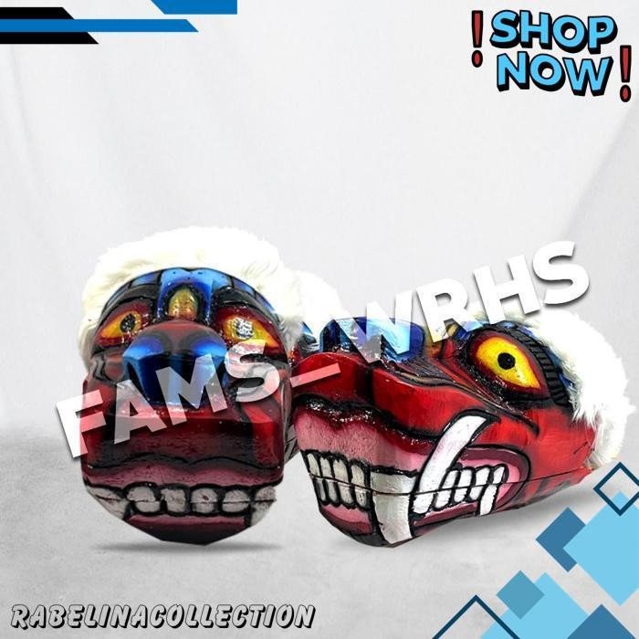 Barongan Kepruk Banteng Kepala Barongan Jaranan Barong Reog Devil Jawa Timur