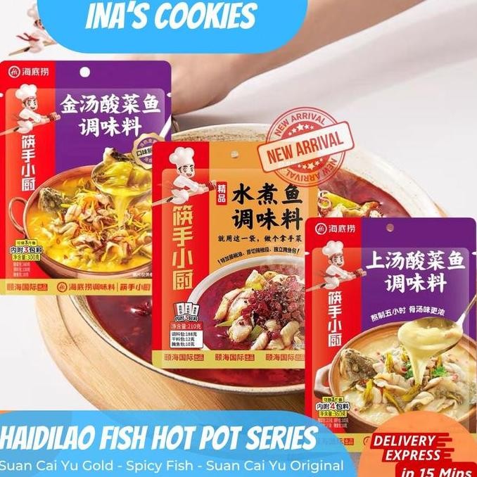

DISKON! HAIDILAO SUAN CAI YU HOT POT IKAN & SAYUR ASIN ASLI