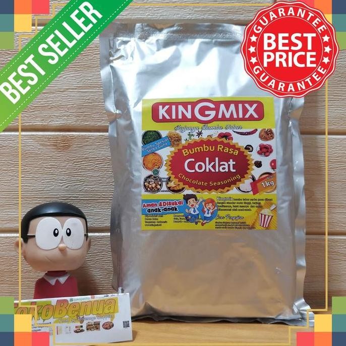 

DISKON! BUMBU TABUR RASA COKLAT KINGMIX 1KG | SEASONING BUBUK SNACK MANIS PREMIUM