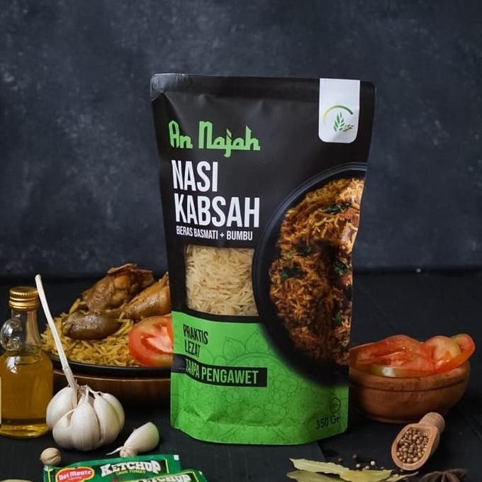 

DISKON! ANNAJAH NASI KABSAH BASMATI + BUMBU - PAKET LENGKAP NASI ARAB KABSAH