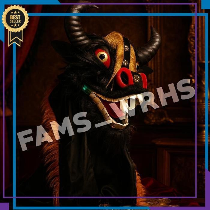 Bantengan Anak Bantengan Mangap Spons Topeng Bantengan Kerbau Promo