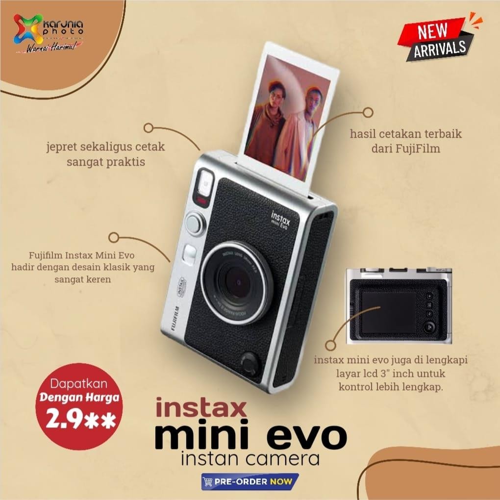 Sf Instax Mini Evo Instan Kamera Fujifilm // Kamera Instax Mini Evo