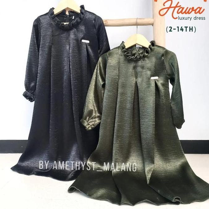 GKI GAMIS ANAK HAWA SERIES 2 SAMPAI 14 TH I SILK SHIMMER PREMIUM I GAMIS ANAK TANGGUNG JUNIOR REMAJA