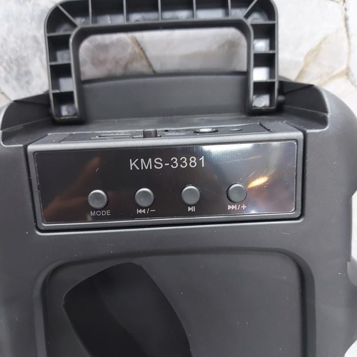 Speaker Bluetooth Kimiso Free Mic 6.8 2000w Disko Kimiso MKC 3381