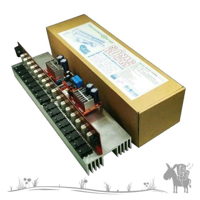 KIT AMPLIFIER SONIC BOOM 1000W TOSHIBA AMPLI POWER AMPLIFIER BELL BGR