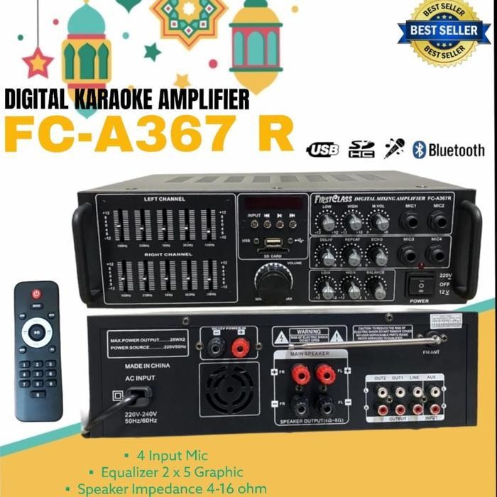 ampli bluetooth fc a367r fristclass amplifier karaoke fca 367r 367