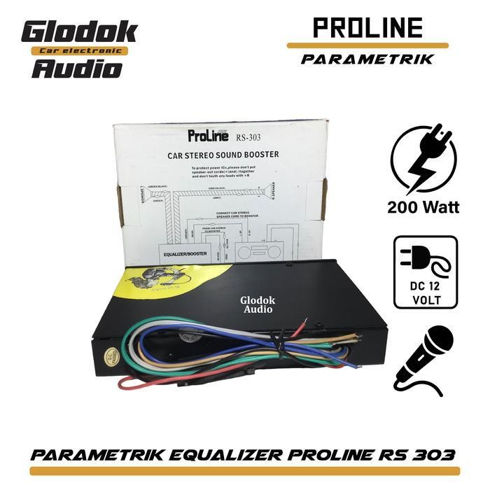 Equalizer/Boster Proline RS303 Power amplifier mini Stereo Karauke