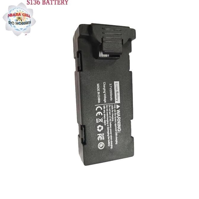 BATERAI DRONE S136 GPS 3.7VOLT 2000MAH ORIGINAL