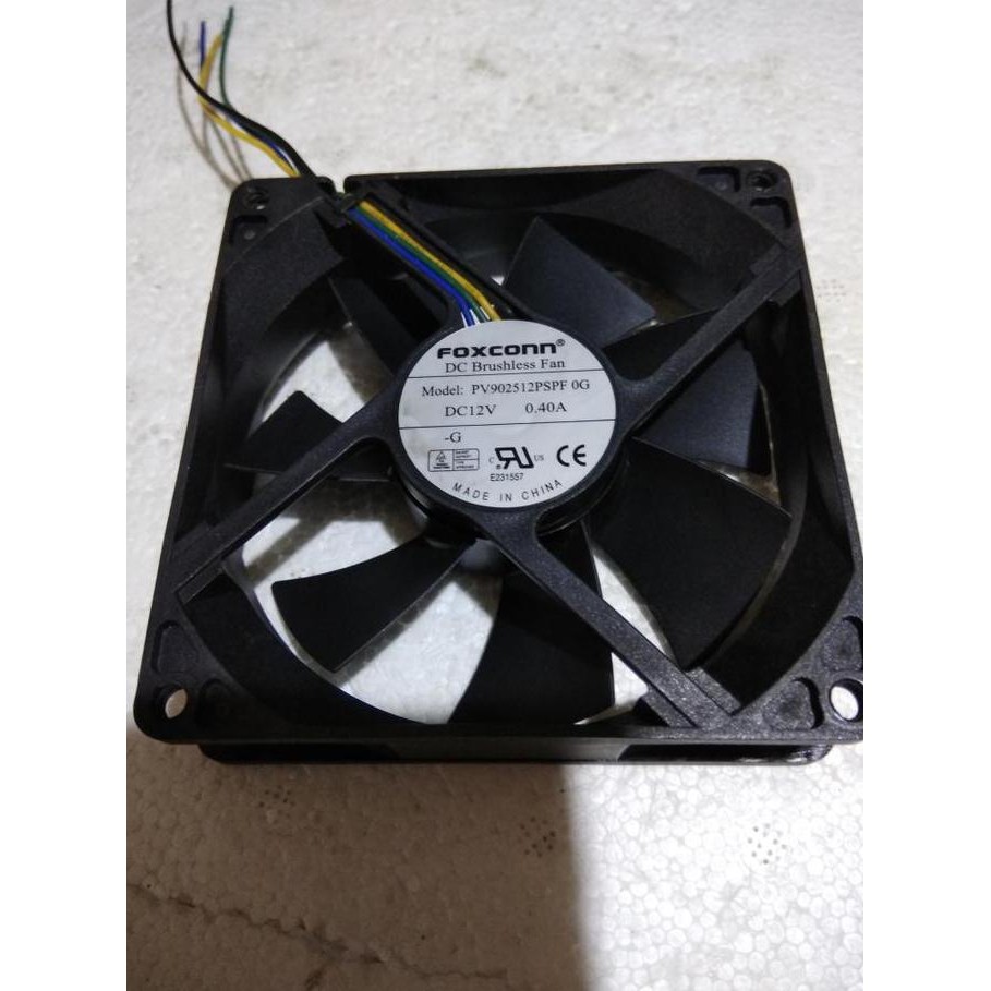 Kipas blower Foxconn 9cm 12VDC 0,4A ASLI