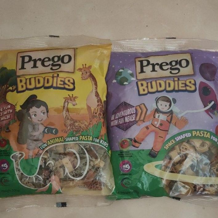 

Prego Buddies Animal Space Ocean Creatures Shaped Pasta For Kids 200Gr Mac And Cheese 70Gr