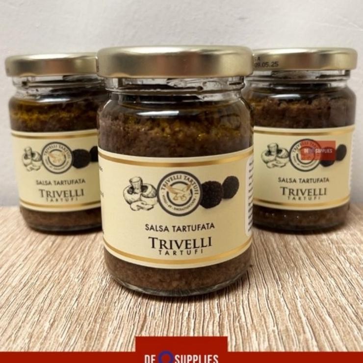 

Trivelli Truffle Sauce Tartufata 90Gr Tartufi Saus Truffle Hitam