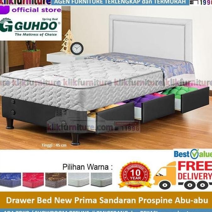 Springbed Guhdo Drawer Bed New Prima Sandaran Prospine