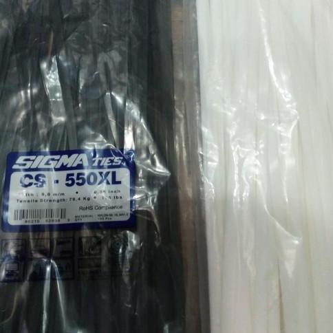 

TERLARIS - Kabel Ties Cable SIGMA 550 / 55cm . Hitam atau Putih