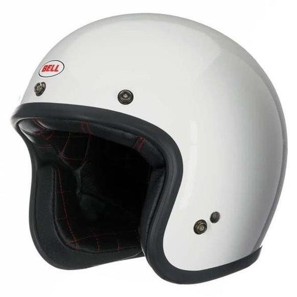 BELL C500 WHITE | HELM BELL HALF FACE | HELM RETRO BELL ORIGINAL