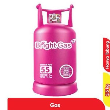 TERBARU - Tabung LPG kosong 5,5kg pertamina bright gas pink ( tanpa isi )