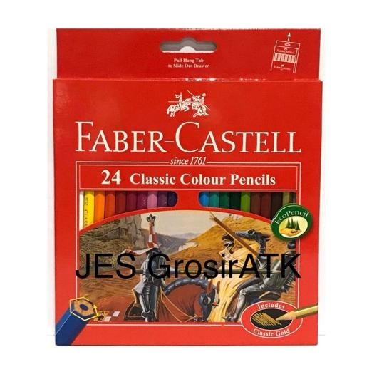 

Pensil Warna Faber Castell Classic 24 Panjang Set