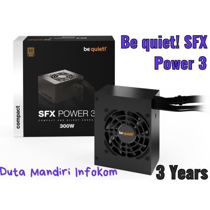 be quiet SFX POWER 3 300W I 450W - 80+ Plus Bronze Certificed PSU