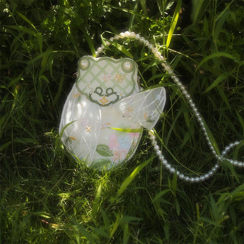 Tas Hanfu Bordir Dua Sisi Gaya Cina Serbaguna Tas Gaya Kuno