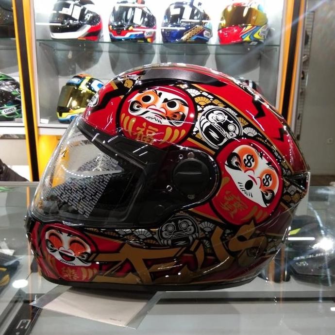 TERBARU - HELM ZEUS 811 BLACK AL35 RED I HELM FULL FACE | ZEUS