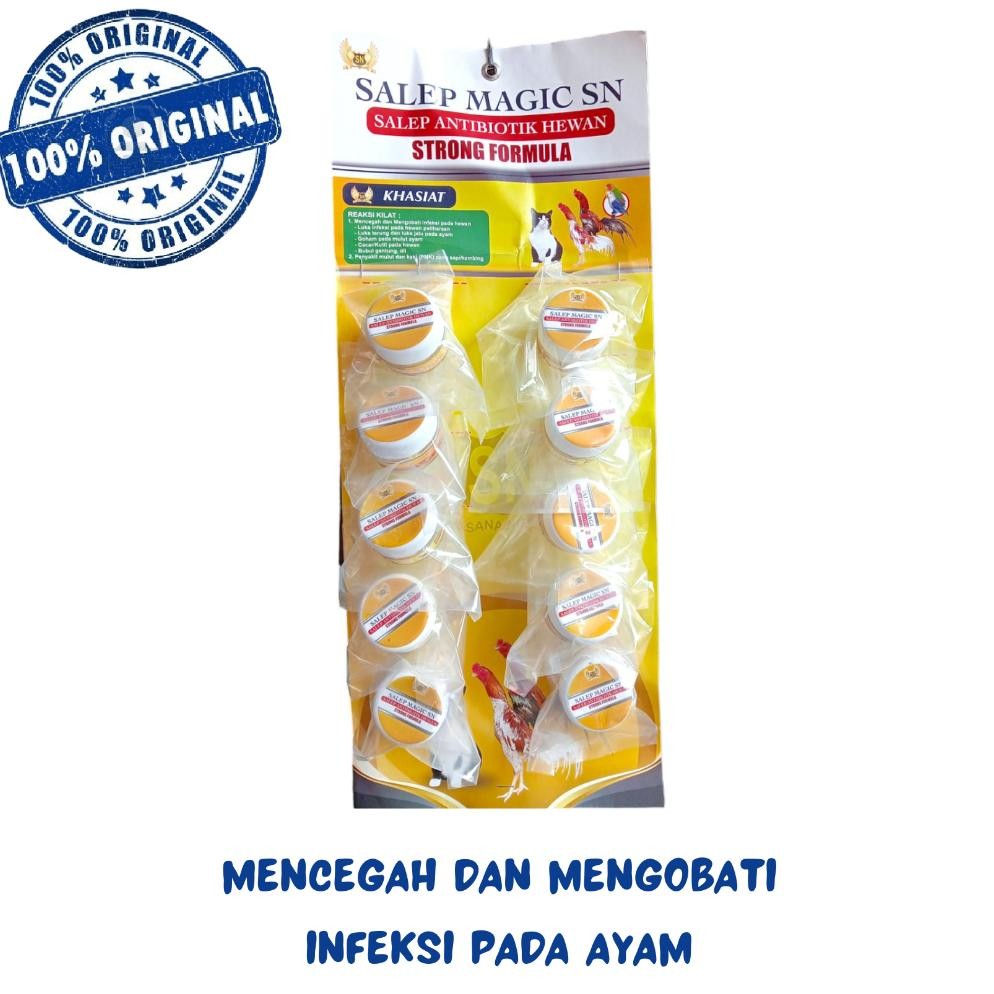 Premium Salep Magic Sn 1 Renteng - Salep Antibiotik Mengobati Luka Habis Laga Promo
