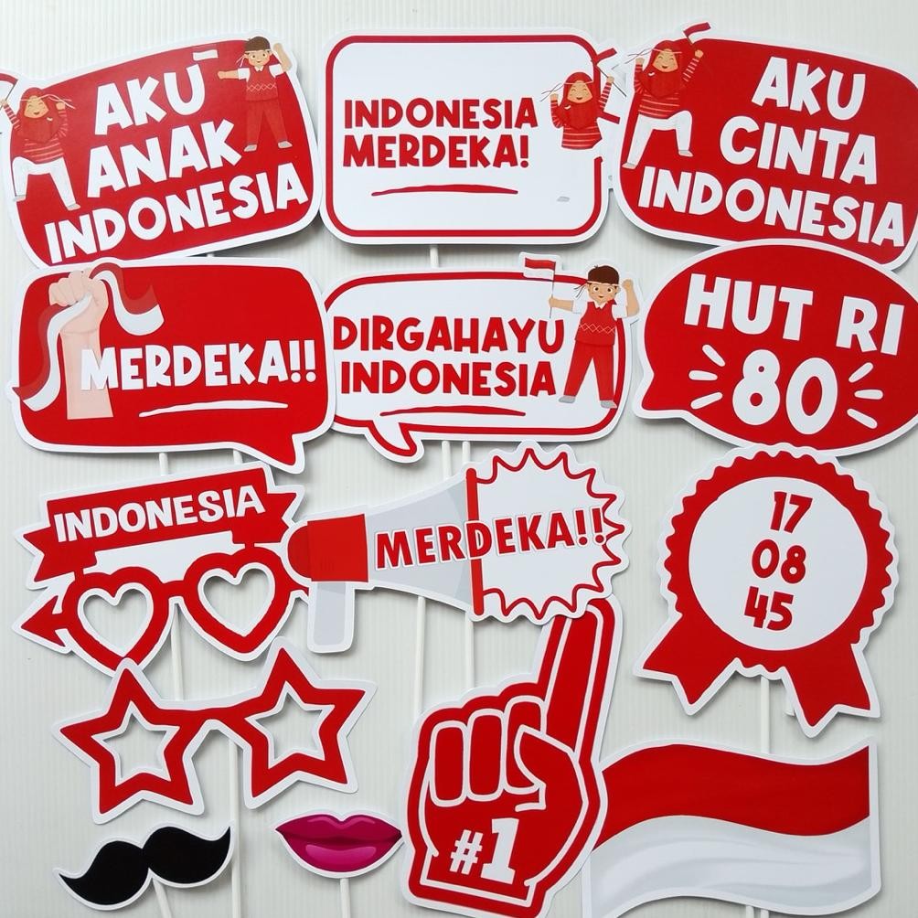 Fg-87 Props Kids 17 Agustus 45 Photobooth 17An Agustusan Hut Ri Fg-87