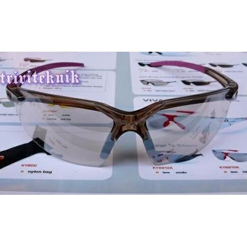 Kacamata Safety Kings KY 733 Clear Silver Mirror Shopee