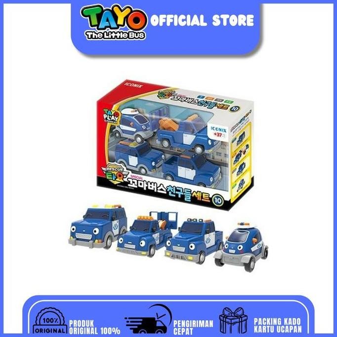 Diskon Tayo Rescue Team Mini Set TYT121010 - Mainan Mobil Tayo Emergency