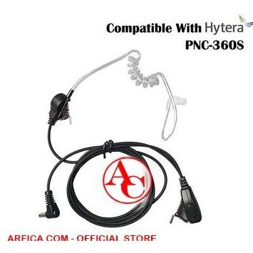 TERBARU - EARPHONE HT HYTERA PNC 380 FBI SPIRAL ORIGINAL HANDSFREE HYTERA PNC-380 PNC380 ORI FBI