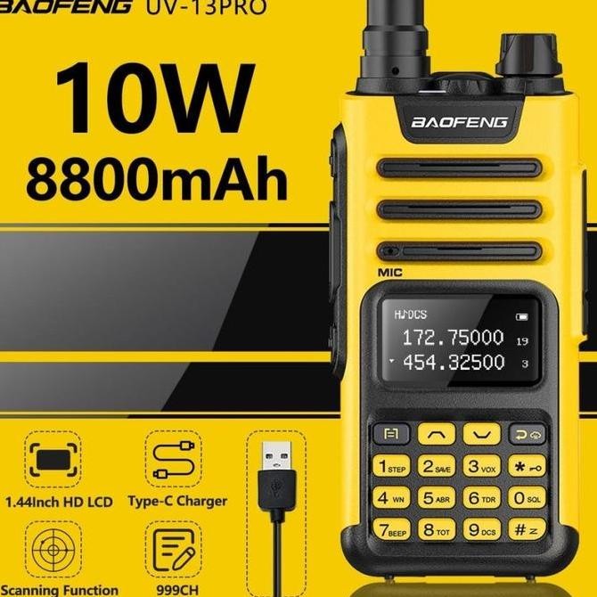 NEW HT BAOFENG UV-13 PRO UV13 PRO RADIO WALKIE TALKIE UV13 UV-13 PRO 10 KM