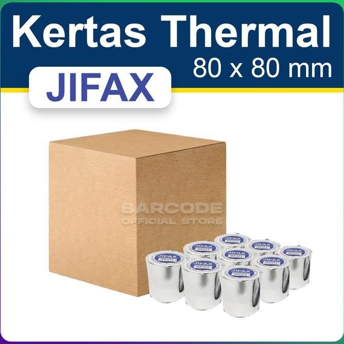 ( 1 Dus ) Kertas Printer Thermal Epson TMT82 80x80 mm - 80mm - 80x80mm