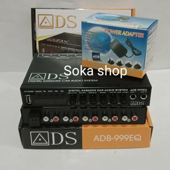 Parametrik ADS ADB-999EQ BLUETOOTH Pre Amp Ads ADB-999EQ + ADAPTOR