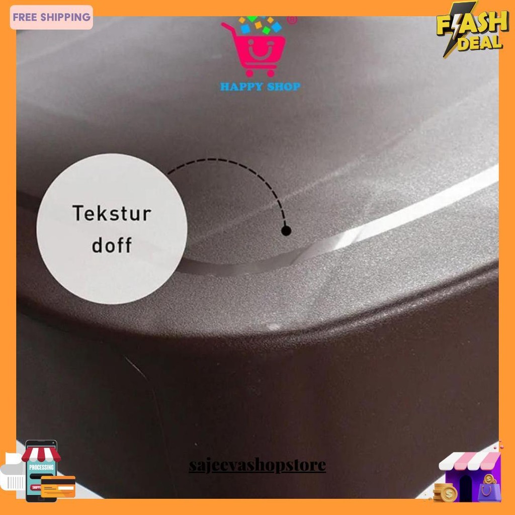 Olymplast Kursi Plastik Motif Sandaran Rotan (Ol 209R) - Coklat Muda Terlaris