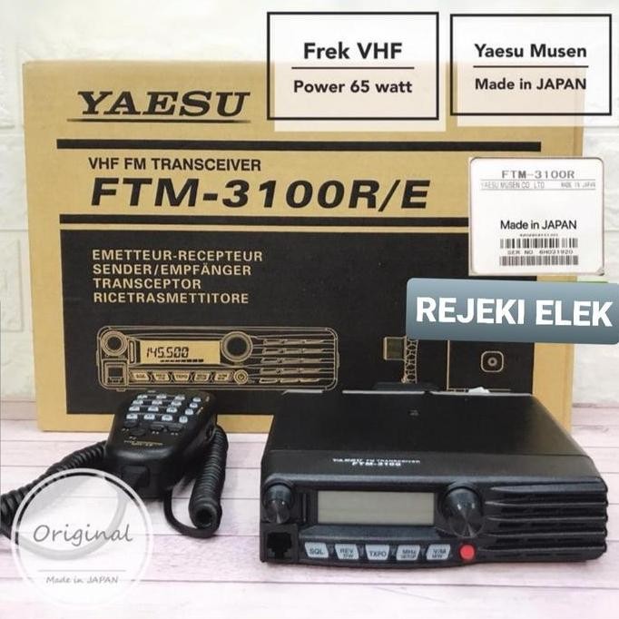 TERBARU - RADIO RIG YAESU FTM 3100R / YAESU FTM 3100 R / FTM 3100 ORIGINAL