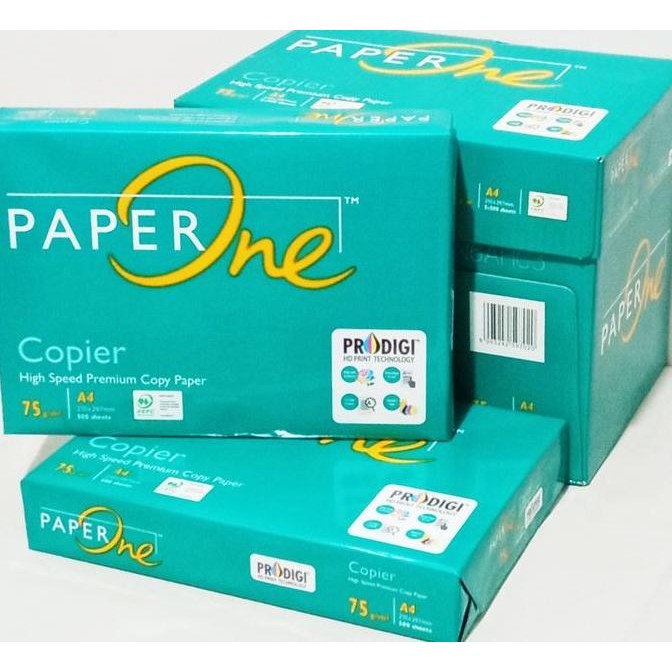

TERBARU - Paper One A4 - 75Grm - Per Box KHUSUS GRAB/GOSEND