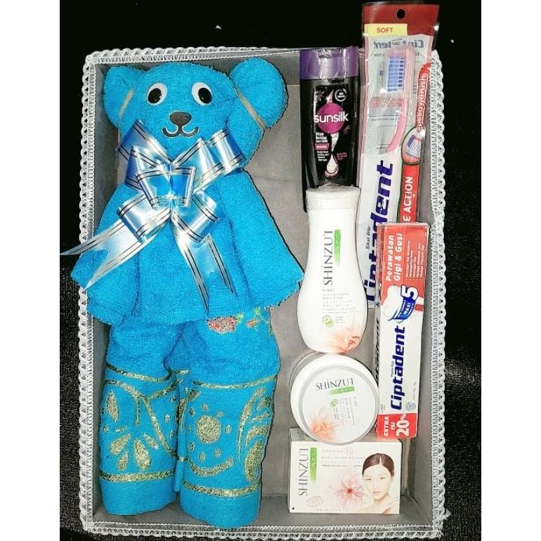 Ds_12 Paket Seserahan / Hantaran Handuk Mandi Shinzui Sunsilk Murah Parcel Mahar Pernikahan Fe24
