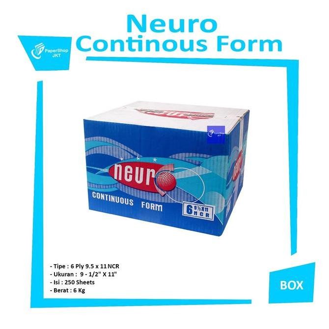 

BEBAS ONGKIR - NEURO Continous Form 91/2 x 11 6 Ply ( K6 )