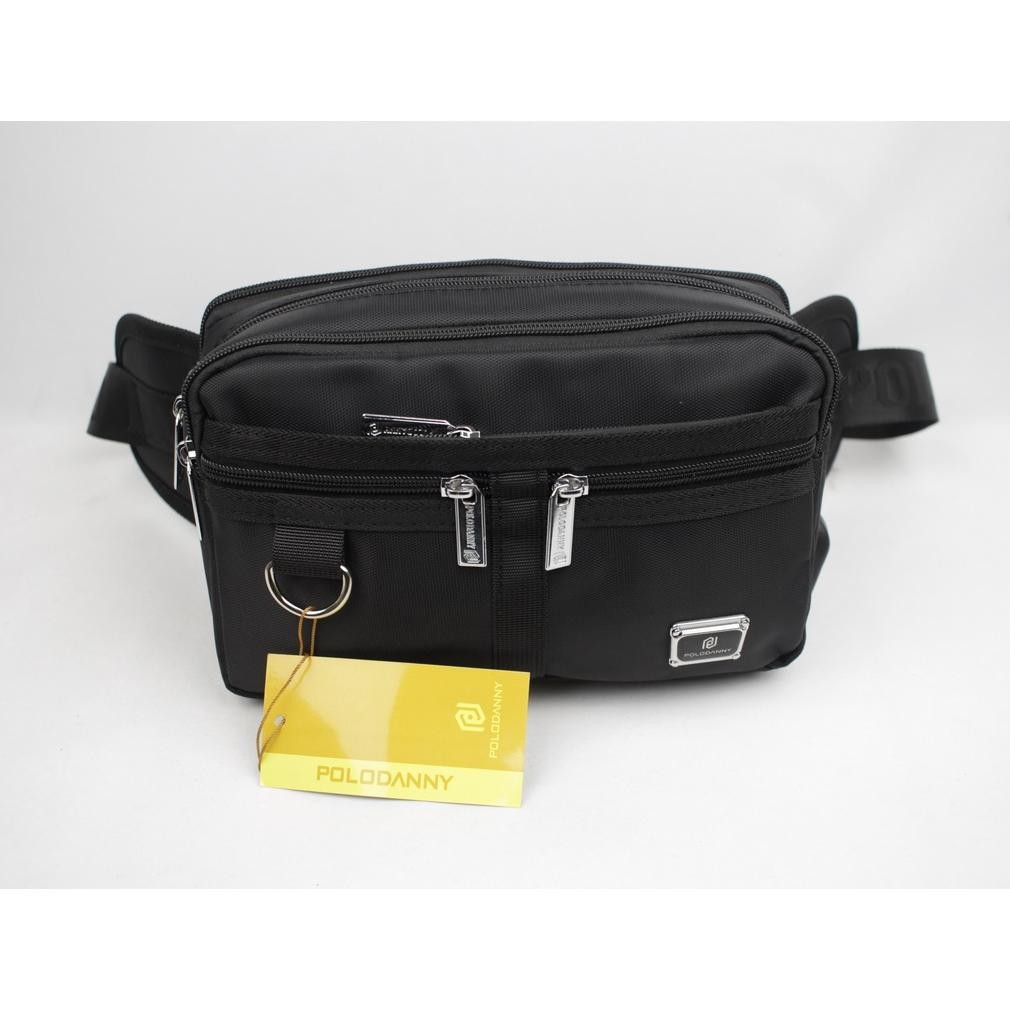 _Kecil_ Tas Pinggang Atau Tas Selempang Original Polo Danny Import Bahan Poliester Premium Tas Pria 