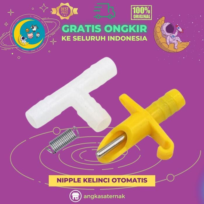 ATS Nipel kelinci otomatis nipple drinker rabbit dot kelinci / nipel niple nipple otomatis kelinci h