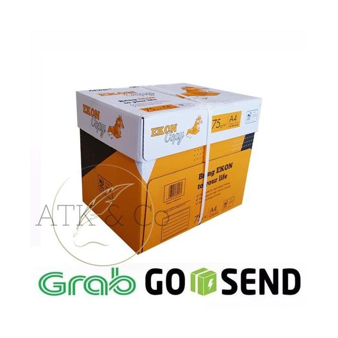 

NEW Kertas HVS A4 75gr Ekon Copy 1 Dus - Khusus Gosend