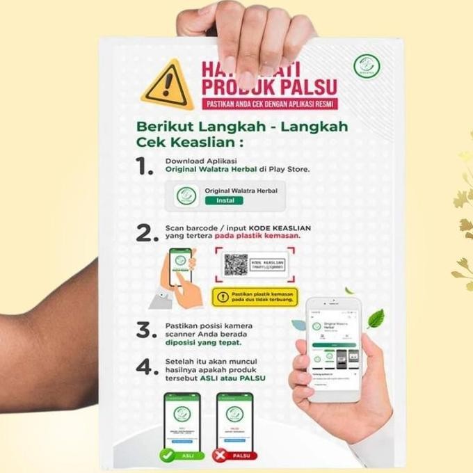 

Brosur Cek Keaslian Extra Packing Tambahan untuk Semua Produk [Belum Termasuk Produk]