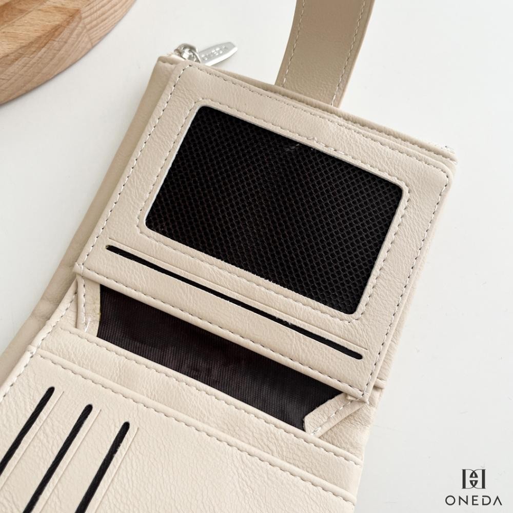 Original Oneda Bessie Dompet Lipat Kartu Kecil Kancing Wanita #W3020 Sm-150
